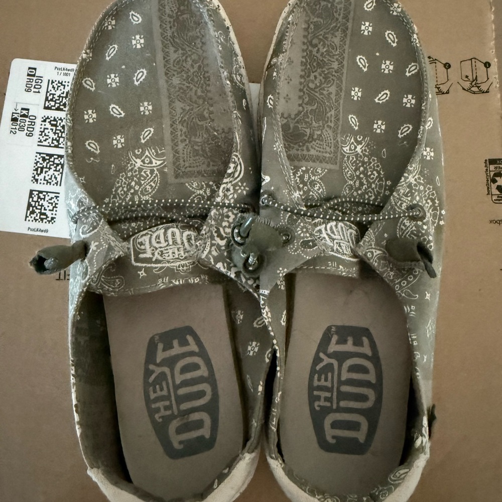 Hey Dude Wendy Patch Paisley Shoes